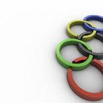 Olympic Rings PowerPoint Background 10